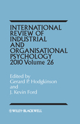 International review of industrial and organizational psychology 2011 v. 26