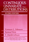 Continuous Univariate Distributions, Volume 2, 2nd Edition