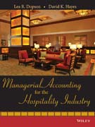 Managerial accounting for the hospitality industry