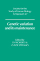 Genetic variation and its maintenance
