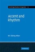 Accent and rhythm: prosodic features of latin and greek A study in theory and reconstruction