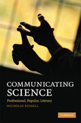 Communicating science: professional, popular, literary