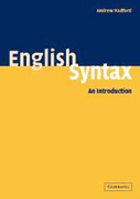 English syntax: an introduction