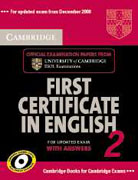 Cambridge first certificate in English 2 for updated exam self-study pack: with answers