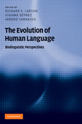 The evolution of human language: biolinguistic perspectives