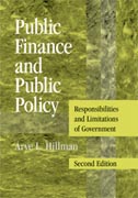 Public finance and public policy: responsabilities and limitations of government