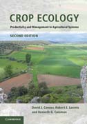 Crop ecology: productivity and management in agricultural systems