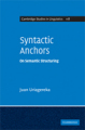 Syntactic anchors: on semantic structuring
