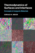 Thermodynamics of Surfaces and Interfaces: Concepts in Inorganic Materials