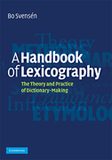 A handbook of lexicography: the theory and practice of dictionary-making