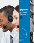 Management: meeting and exceeding customer expectations