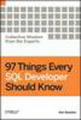 97 things every SQL developer should know