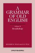 A grammar of old english v. II Morphology