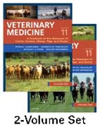 Veterinary Medicine: A textbook of the diseases of cattle, horses, sheep, pigs and goats - two-volume set