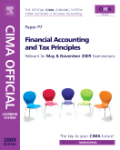 Financial accounting and tax principles: managerial level