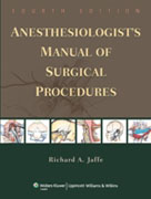Anesthesiologist's manual of surgical procedures