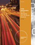 Finite mathematics: for the managerial, life, and social sciences