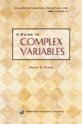 A guide to complex variables