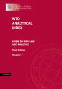 WTO analytical index: guide to WTO law and practice