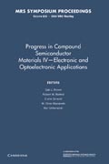 Progress in Compound Semiconductor Materials IV — Electronic and Optoelectronic Applications: Volume 829
