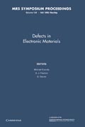 Defects in Electronic Materials: Volume 104