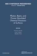 Photon, Beam, and Plasma Stimulated Chemical Processes at Surfaces: Volume 75