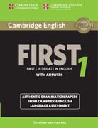 Cambridge English First 1 for Revised Exam from 2015 Students Book with Answers: Authentic Examination Papers from Cambridge English Language Assessment