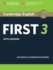 Cambridge English First 3 Students Book with Answers