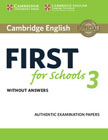 Cambridge English First for Schools 3 Students Book without Answers