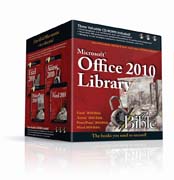 Office 2010 library: Excel 2010 Bible, Access 2010 Bible, Powerpoint 2010 Bible, Word 2010 Bible