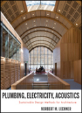 Plumbing, electricity, acoustics: sustainable design methods for architecture