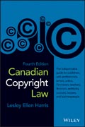 Canadian Copyright Law, Fourth Edition