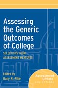 Assessing the generic outcomes of college: selections from assessment measures