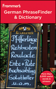 Frommer's German phrasefinder & dictionary