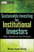 Sustainable investing for institutional investors: risk, regulations and strategies