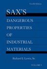 Sax's dangerous properties of industrial materials: 5 volume set print and cd package