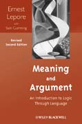 Meaning and argument: an introduction to logic through language