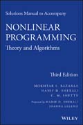 Solutions Manual to Accompany Nonlinear Programming: Theory and Algorithms