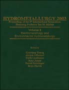 Hydrometallurgy 2003 - Fifth International Conference in Honor of Professor Ian Ritchie, Volume 1