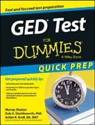 GED Test For Dummies, Quick Prep Edition