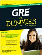 GRE For Dummies: with Online Practice Tests