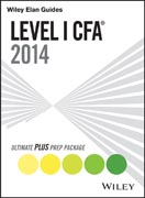 Wiley Elan Guides Level I CFA Ultimate Plus Prep Package