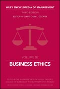 Wiley Encyclopedia of Management: Business Ethics