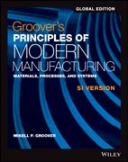 Groover´s Principles of Modern Manufacturing: Materials, Processes, and Systems