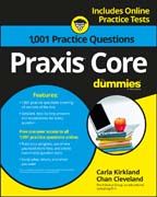 1,001 Praxis Core Practice Questions For Dummies With Online Practice