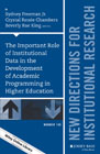 The Important Role of Institutional Data in the Development of Academic Programming in Higher Education: New Directions for Institutional Research, Number 168
