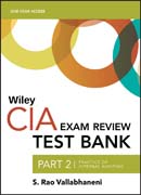 Wiley CIA Test Bank 2019: Part 2, Practice of Internal Auditing (1–year access)