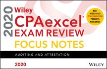 Wiley CPAexcel Exam Review 2020 Focus Notes: Auditing and Attestation ePDF