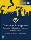 Operations Management: Sustainability and Supply Chain Management,