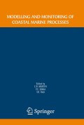 Modelling and monitoring of coastal marine processes